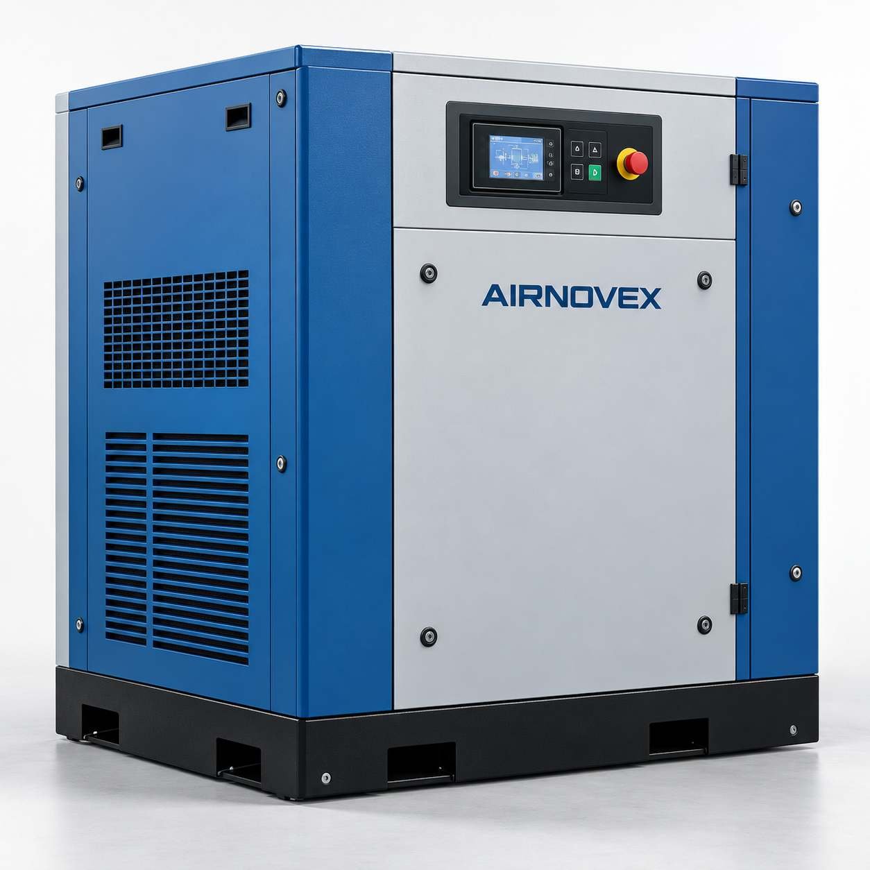 Industrial rotary screw air compressor