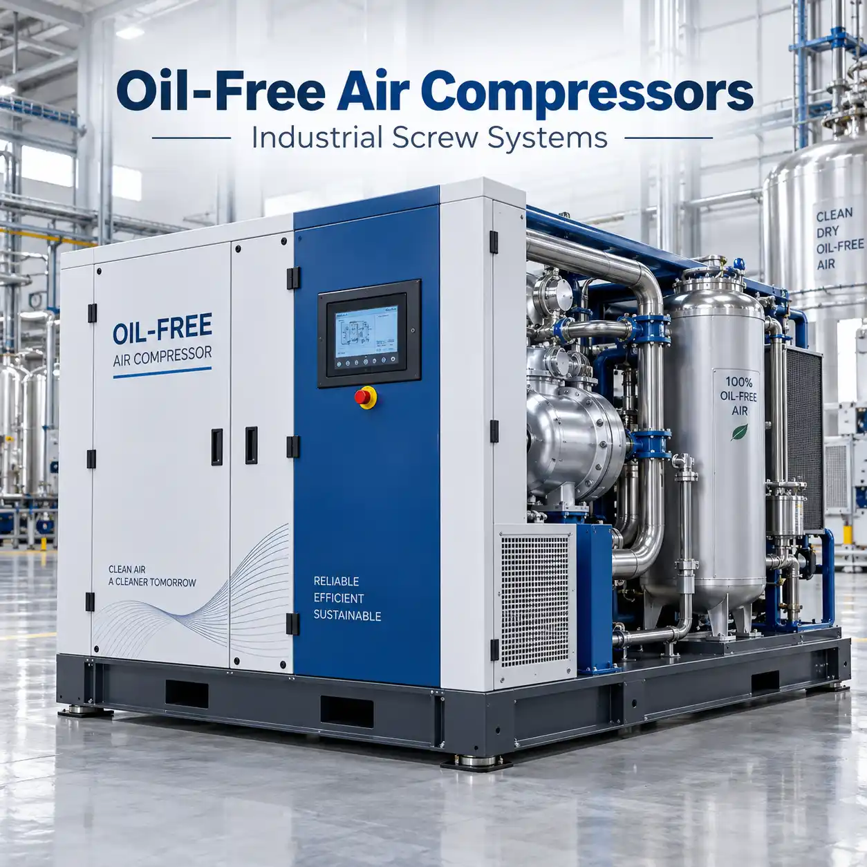 Oil-Free Air Compressors | Industrial Screw Systems