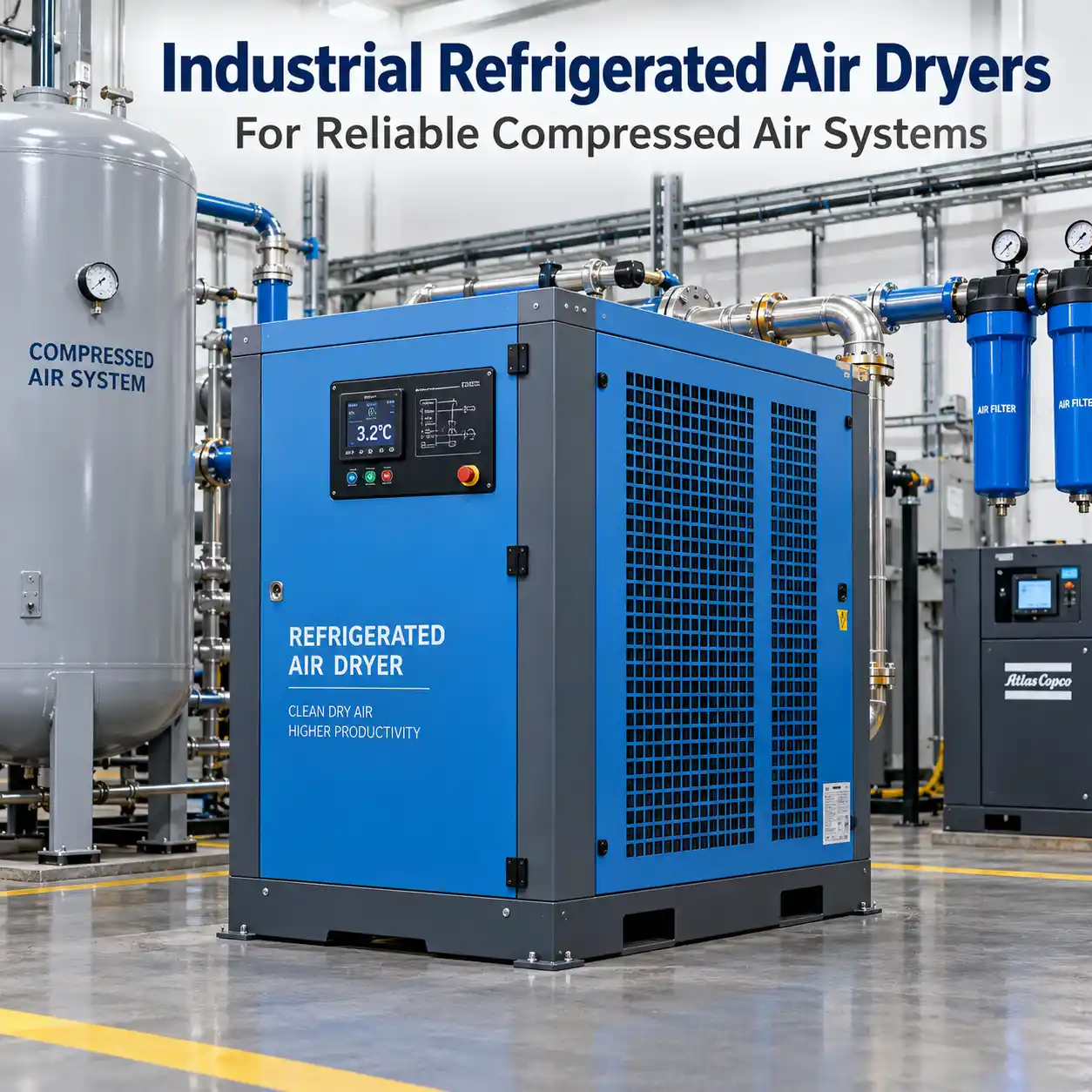Refrigerated Air Dryers for Screw Compressors