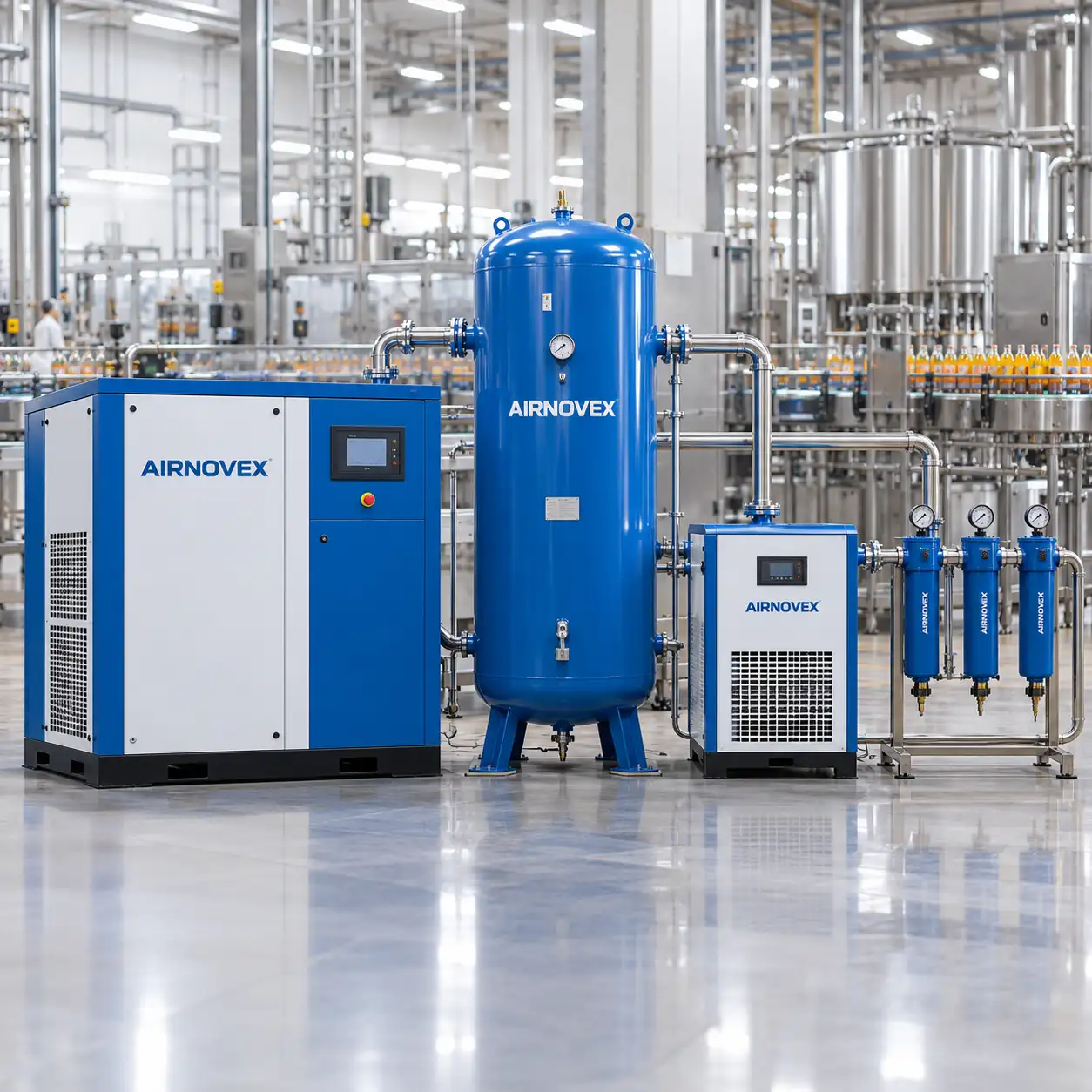 AIRNOVEX compressed air solution for manufacturing